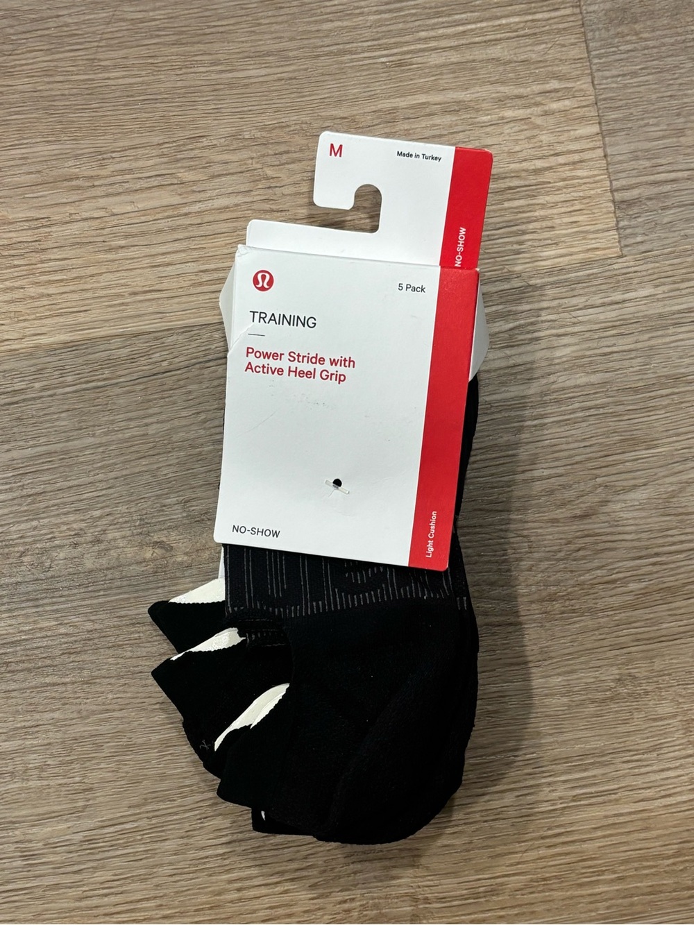 lululemon athletica Women's Black No-Show Training Socks (5 Pack)
